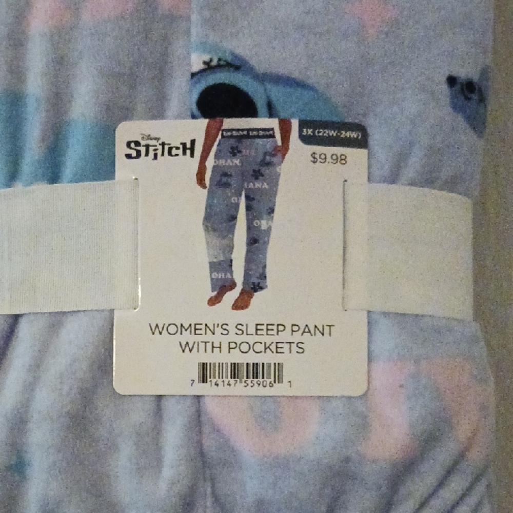 Disney Stitch Women's Sleep Pants with Pockets
